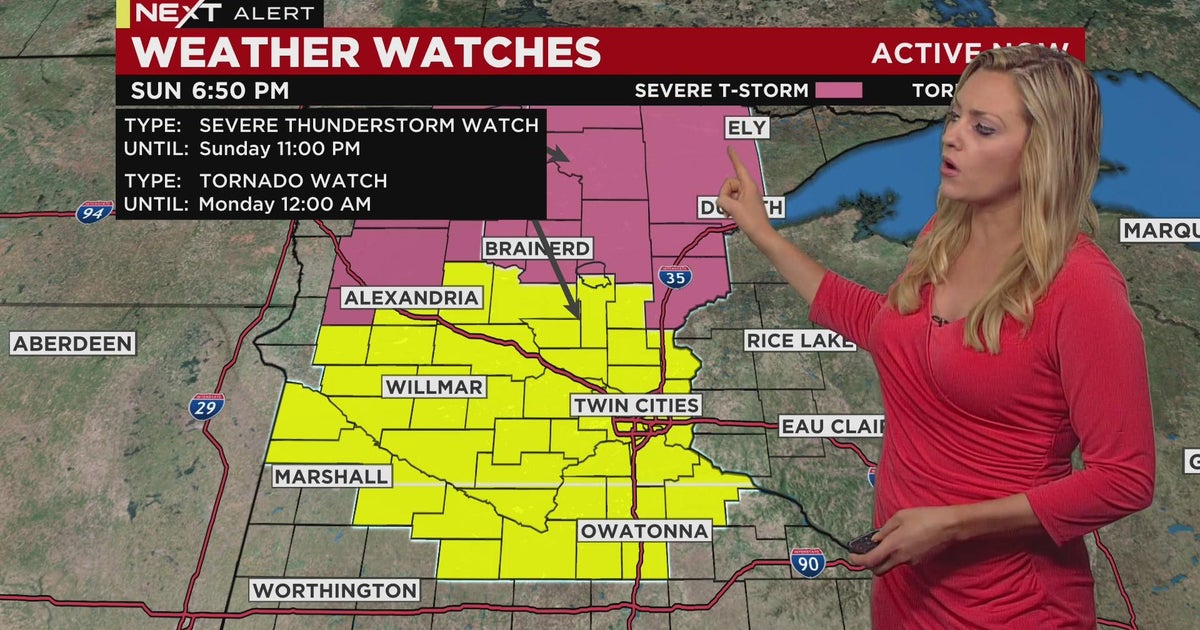 NEXT Weather Alert 8 p.m. report CBS Minnesota