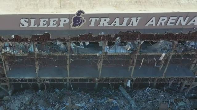 Sleep Train Arena being demolished 