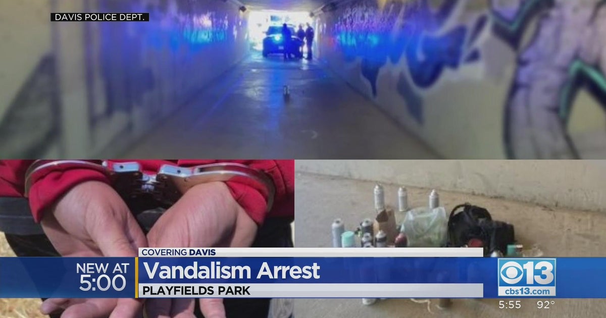 Graffiti leads to vandalism arrest in Davis over weekend