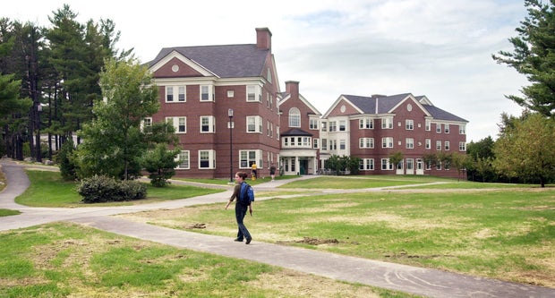 Mitchell Schupf Anthony dorm on the campus of Colby College, Waterville, where Dawn Rossignol lived.