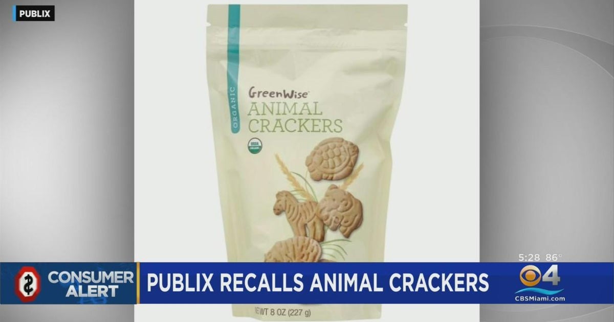 Animal crackers sold at Publix recalled CBS Miami