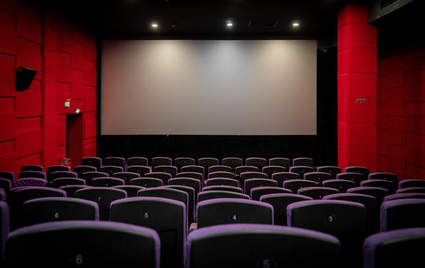 Empty Cinema with Empty seats 