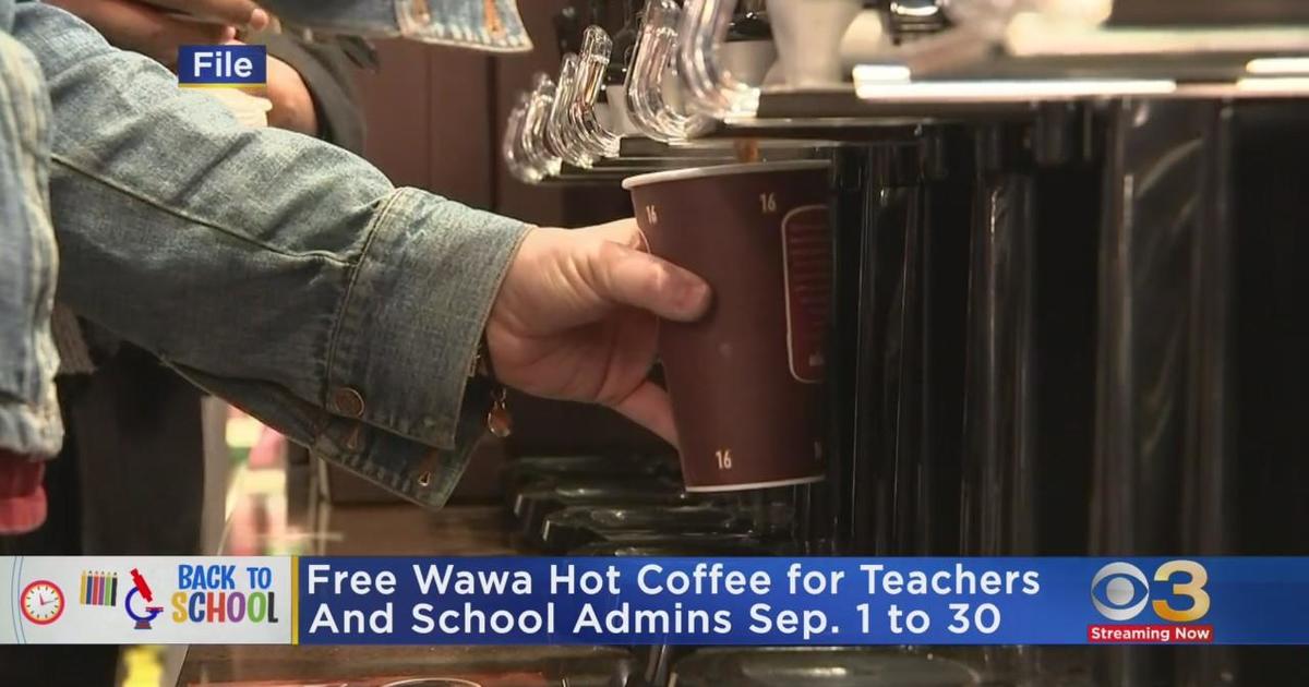 Free Wawa hot coffee for teachers, school admins in September CBS