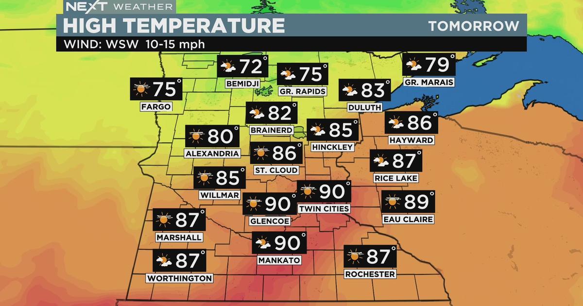 NEXT Weather 4 p.m. weather forecast CBS Minnesota