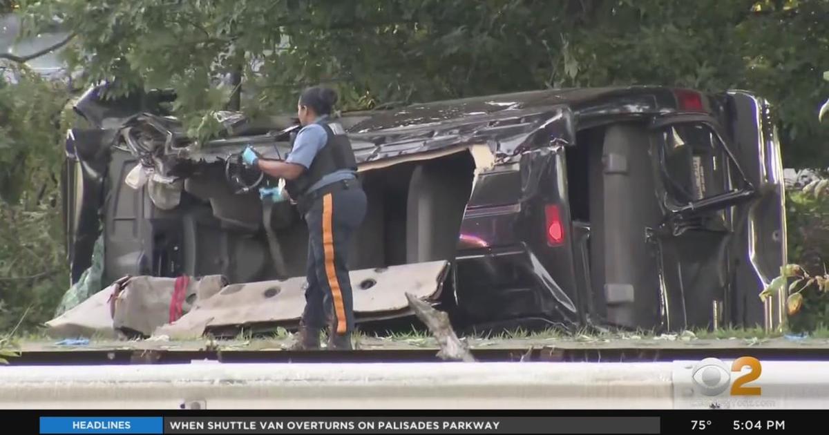 4 killed in Palisades Parkway crash, several others hurt CBS New York