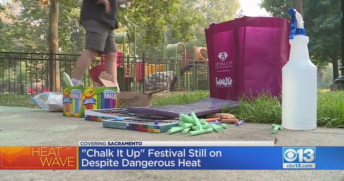 Chalk It Up festival still on despite dangerous heat