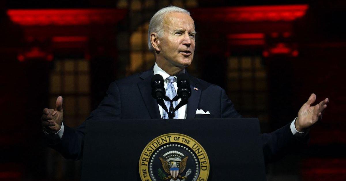 White House defends decision to position U.S. Marines behind Biden during Philadelphia speech – CBS News