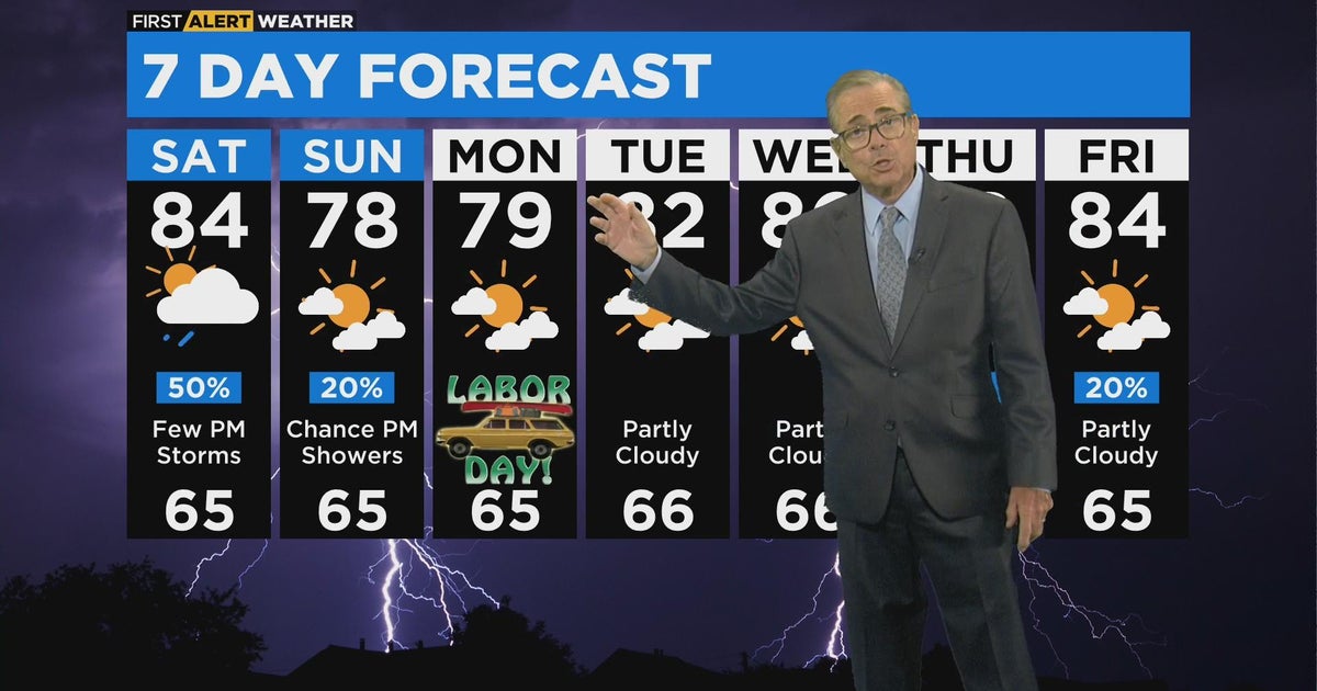 First Alert Weather: Few storms by late afternoon - CBS Chicago