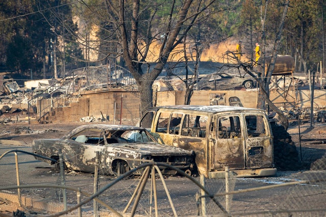 Mill Fire in Northern California 