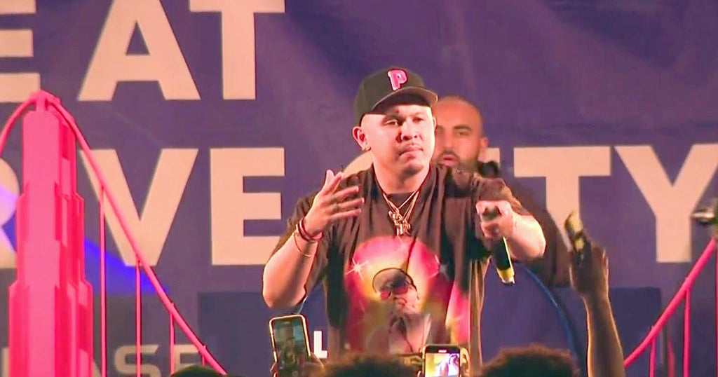 Bay Area rapper P-Lo wows crowd at Thrive City concert - CBS San Francisco