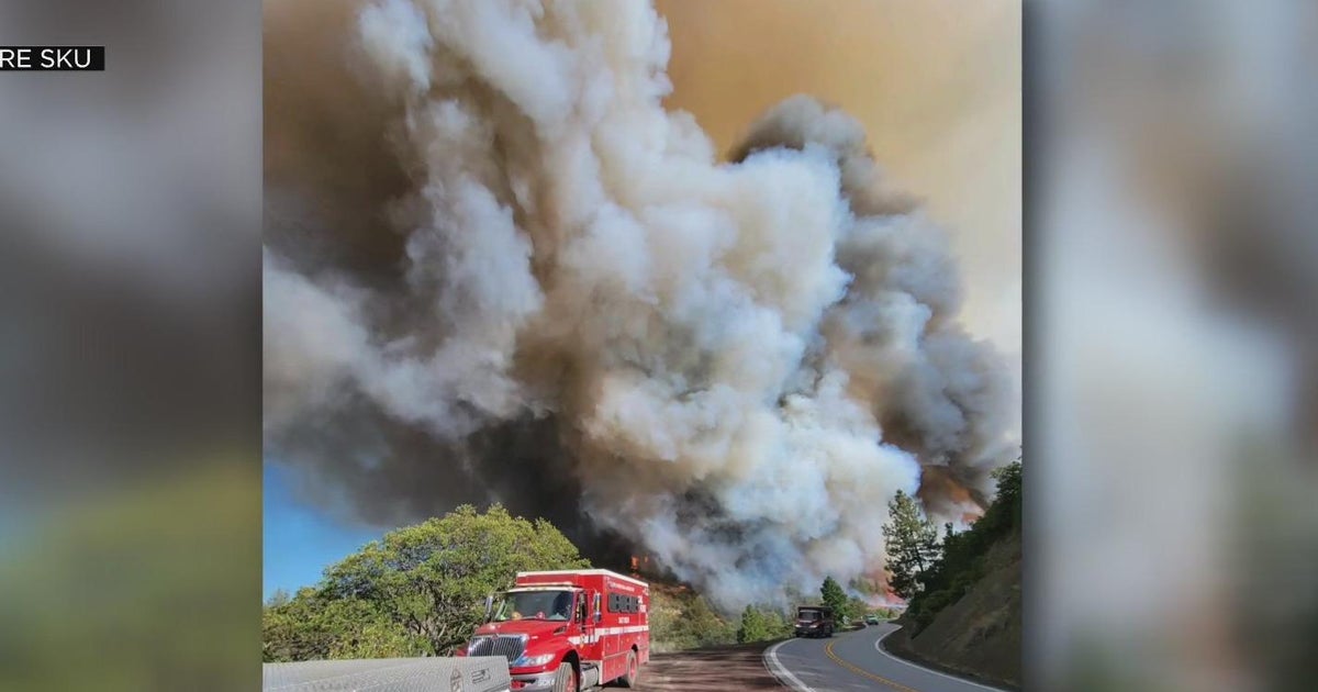 Mountain Fire: Second Siskiyou Fire has burned 4812 acres, 5% contained