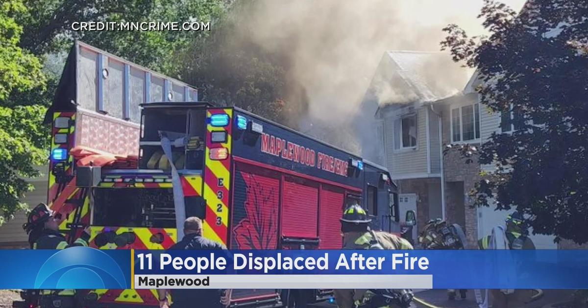 11 people displaced after Maplewood fire - CBS Minnesota