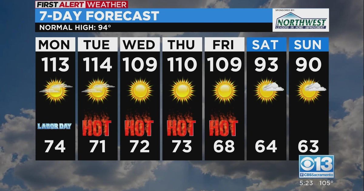 Sacramento evening weather forecast &mdash; Sep. 4, 2022