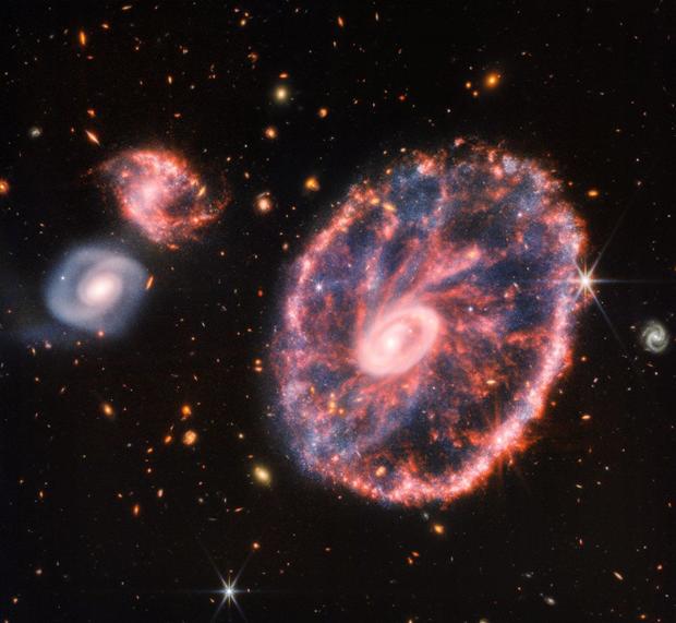 New representation  of the Cartwheel Galaxy 