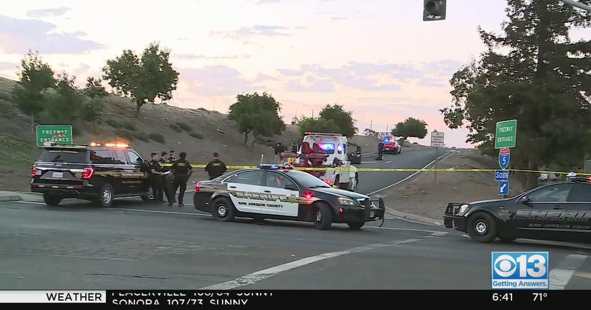 Crash shuts down onramp in Stockton