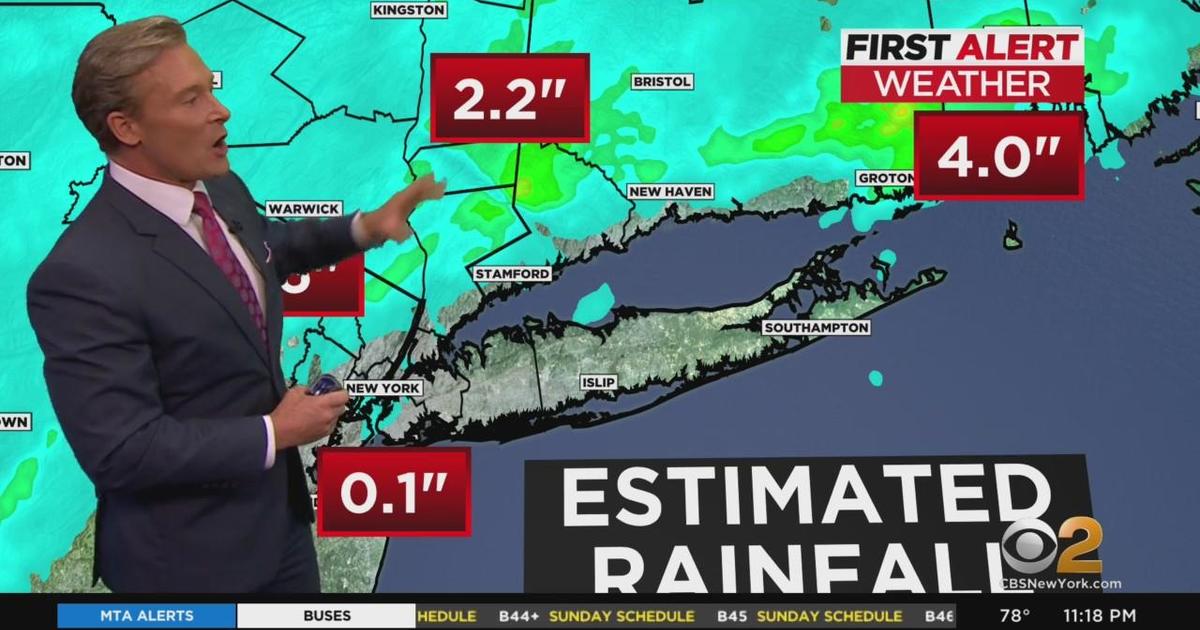 First Alert Weather: CBS2 11 P.m. Forecast - CBS New York