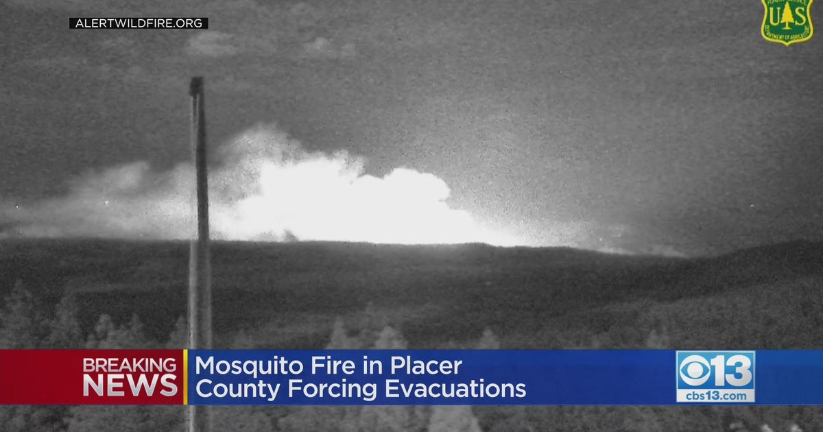 Mosquito Fire forcing evacuations in Placer County