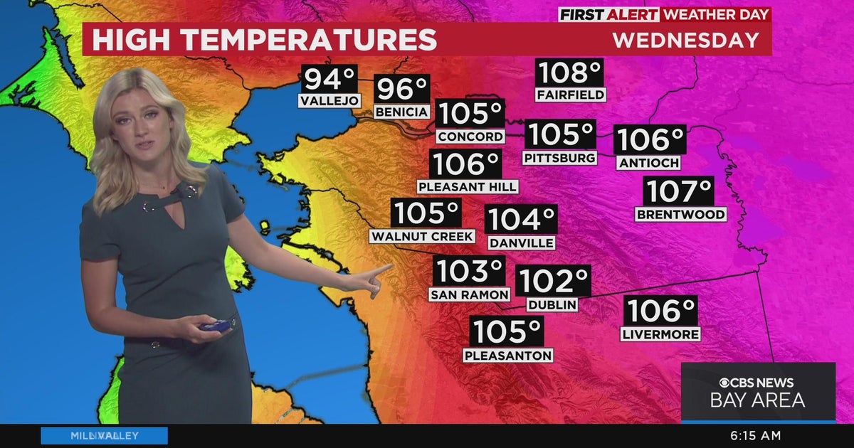 First Alert Weather Day forecast for Wednesday morning - CBS San Francisco