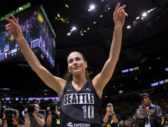 Emotions run high as women's basketball icon Sue Bird plays final