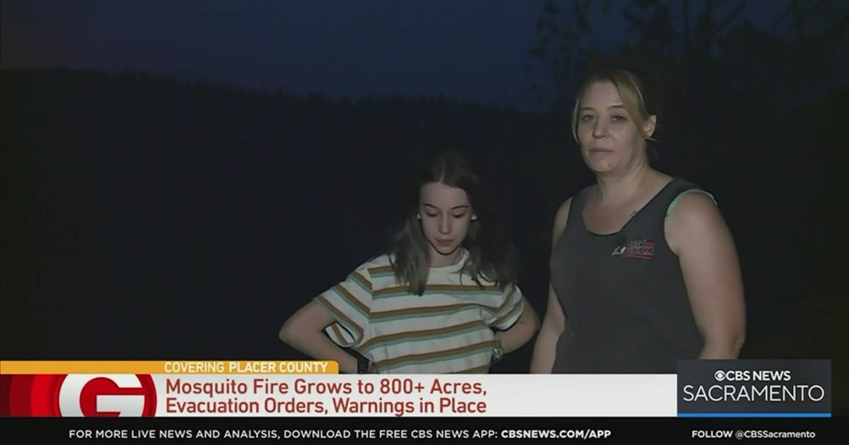 Placer County residents preparing to evacuate from area of Mosquito Fire