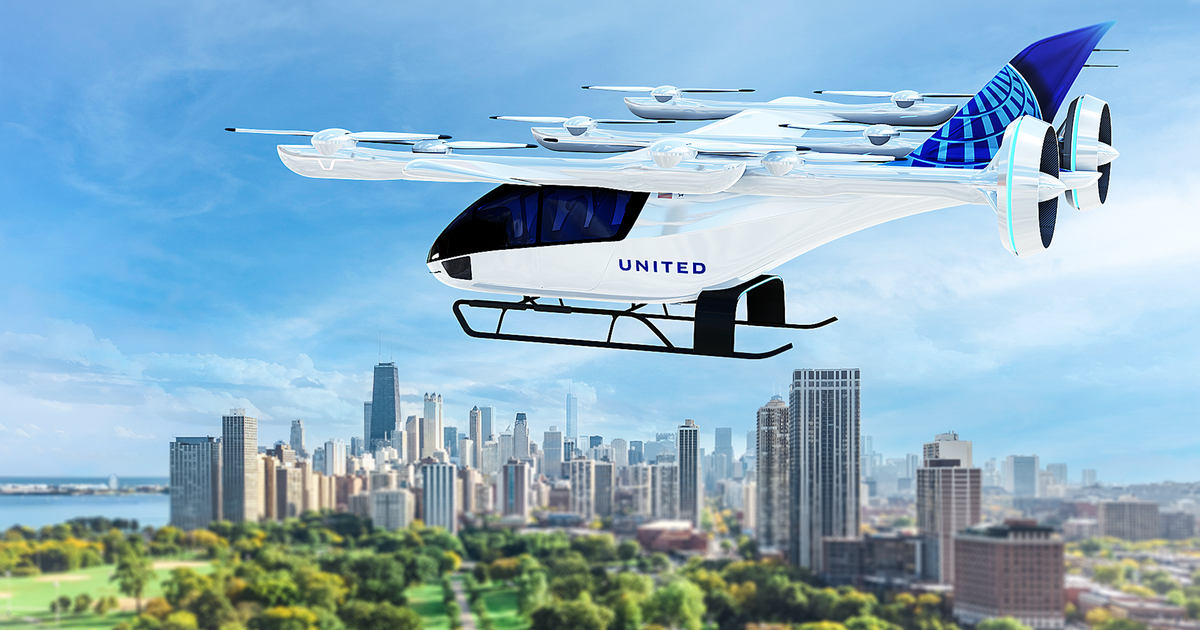 United Airlines envisions a future for electric flying taxis