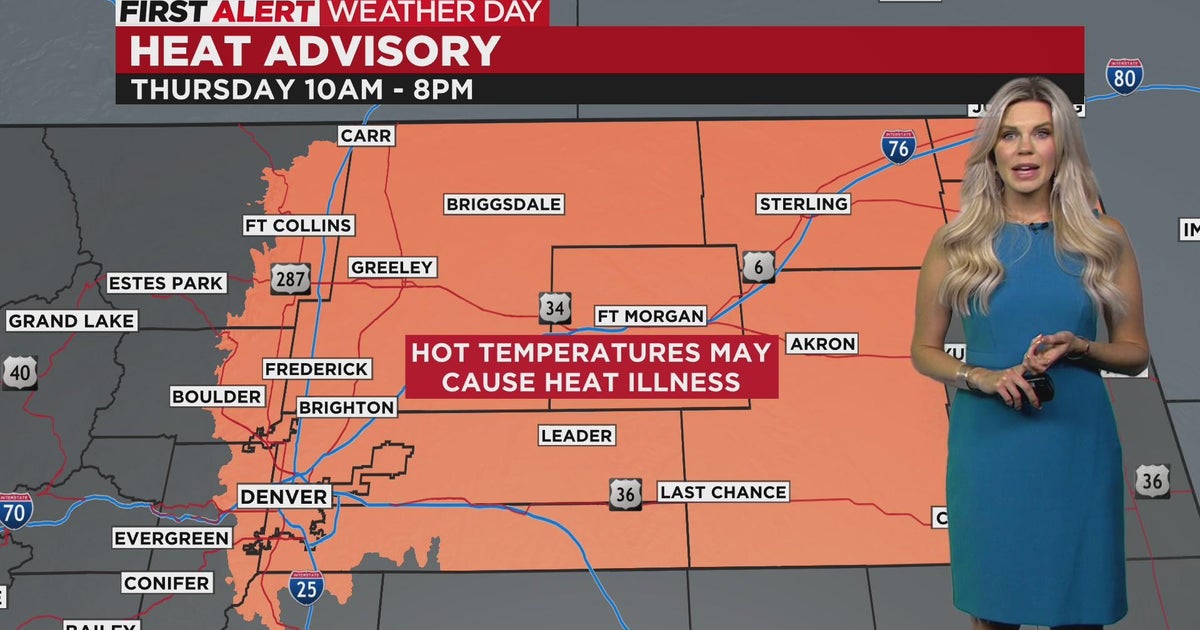First Alert Weather Day With More Record Heat - CBS Colorado