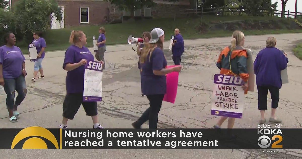 Contract settled at 13 striking Pennsylvania nursing homes CBS Pittsburgh