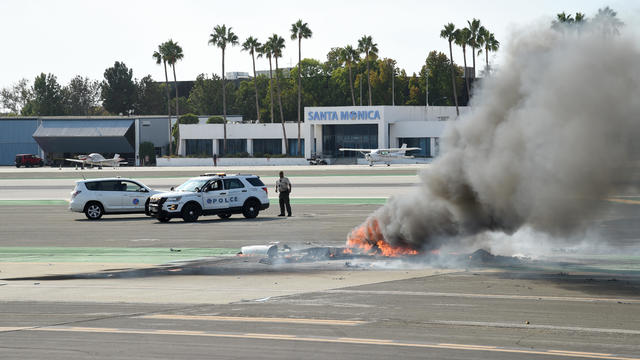 Two Reportedly Killed In Plane Crash At Santa Monica Airport 