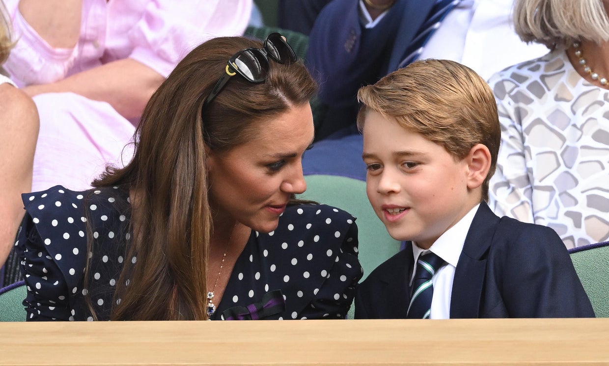 Catherine, Duchess of Cambridge, and Prince George of Cambridge 