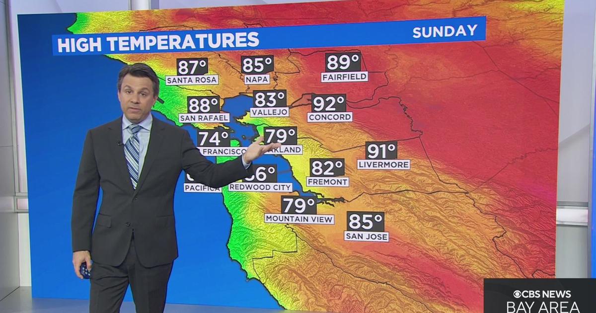 First Alert Weather Saturday Night Forecast - CBS San Francisco