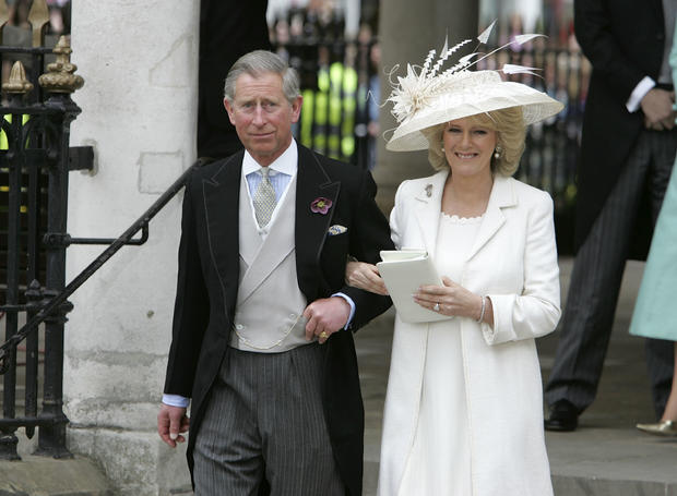 HRH Prince Charles & Mrs Camilla Parker Bowles Marry At Guildhall Civil Cer 