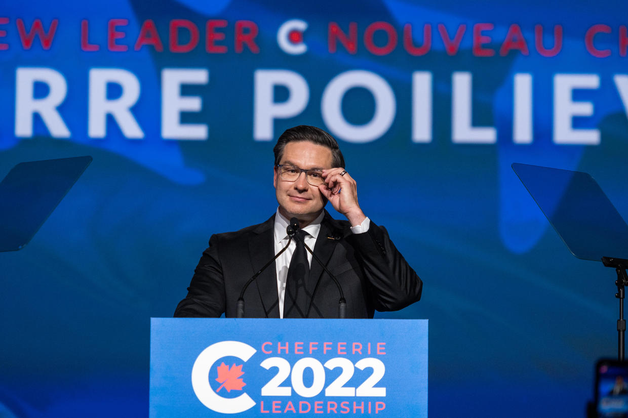 Canadian Conservatives Elect "right-wing Populist" Pierre Poilievre To ...