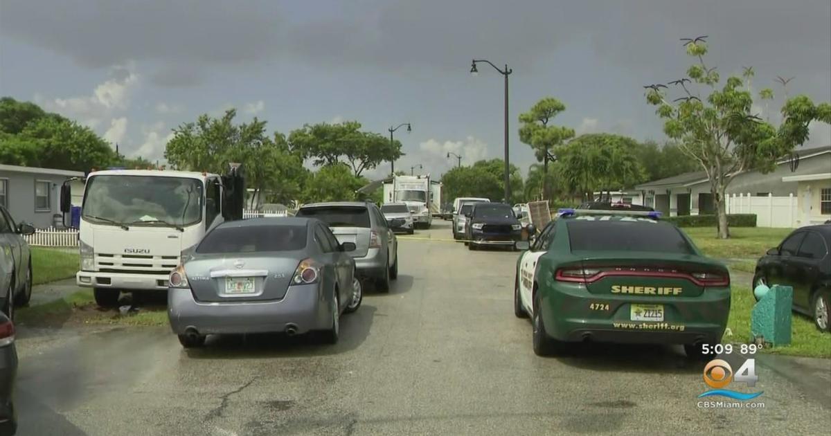 Broward sheriff investigating shooting that left 1 man dead - CBS Miami