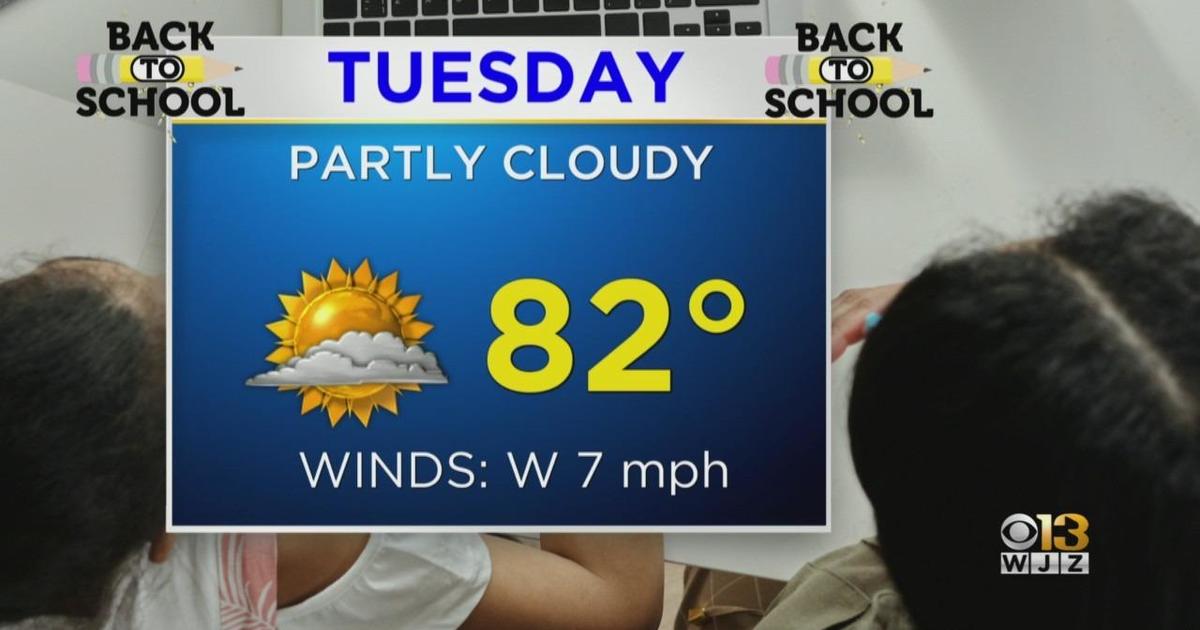 Maryland Weather: Clouds To Give Way To Sunny Week - CBS Baltimore