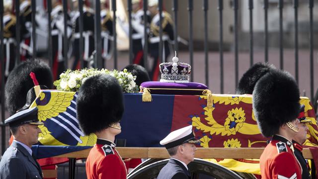 Queen Elizabeth II's coffin left Buckingham Palace at exactly 2:22 p.m. Here's why.