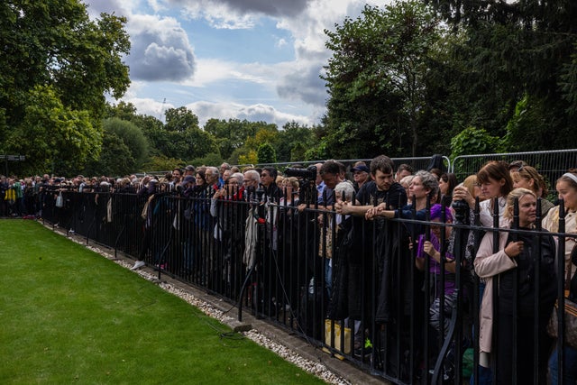 The Coffin Carrying Queen Elizabeth II Is Transferred From Buckingham Palace To The Palace Of Westminster 