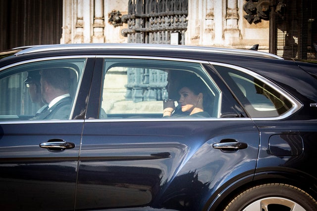The Coffin Carrying Queen Elizabeth II Is Transferred From Buckingham Palace To The Palace Of Westminster 