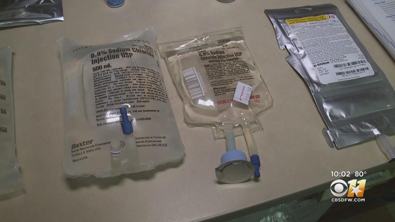 Amid federal investigation into tainted IV bags, a look at how they work  and why they're not tamper proof - CBS Texas