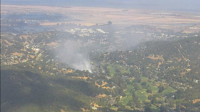 Novato brush fire 