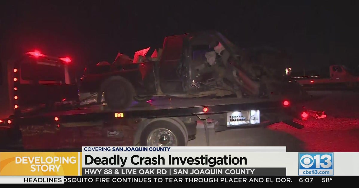 Deadly crash investigation in San Joaquin County