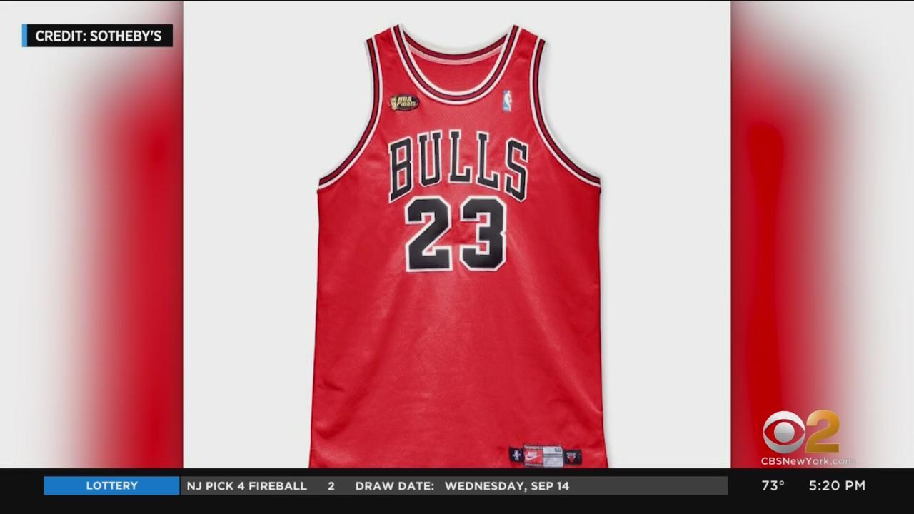 Michael Jordan's jersey is sold for over $10 million, setting a