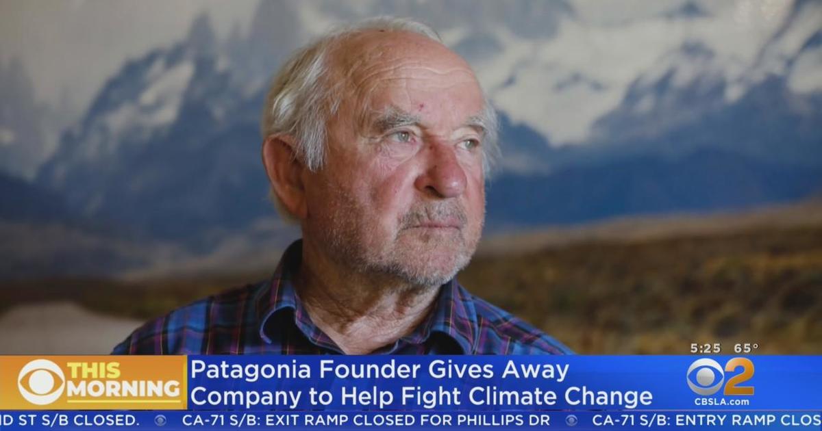 Patagonia Founder Gives Away Company To Fight Climate Change - CBS Los ...