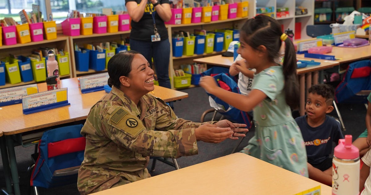 "My happy place": Army reservist mother surprises her children at their Garden Grove schools - Vimarsana News