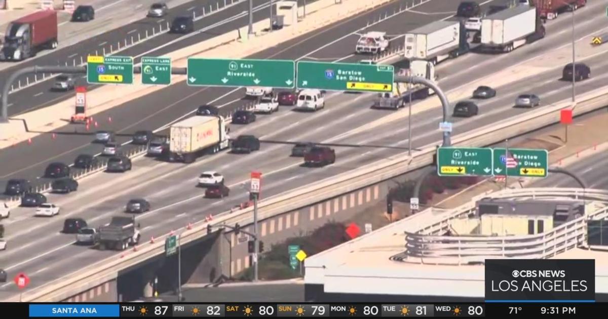 Heavy delays expected as EB lanes of 91 Freeway closed over weekend for