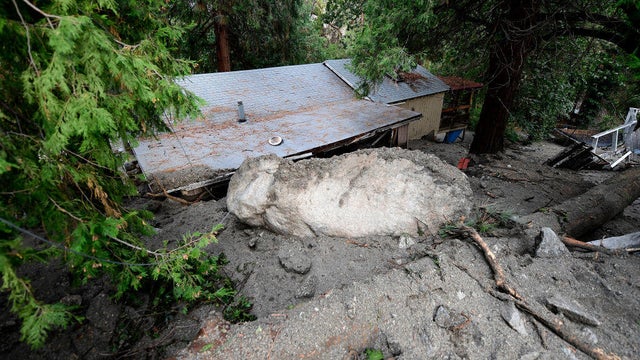 Mudslides in Forest Falls, CA 