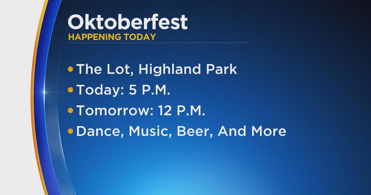 Oktoberfest kicks off in downtown Highland Park this weekend CBS Chicago