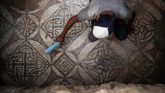 Gaza Ancient Mosaic 