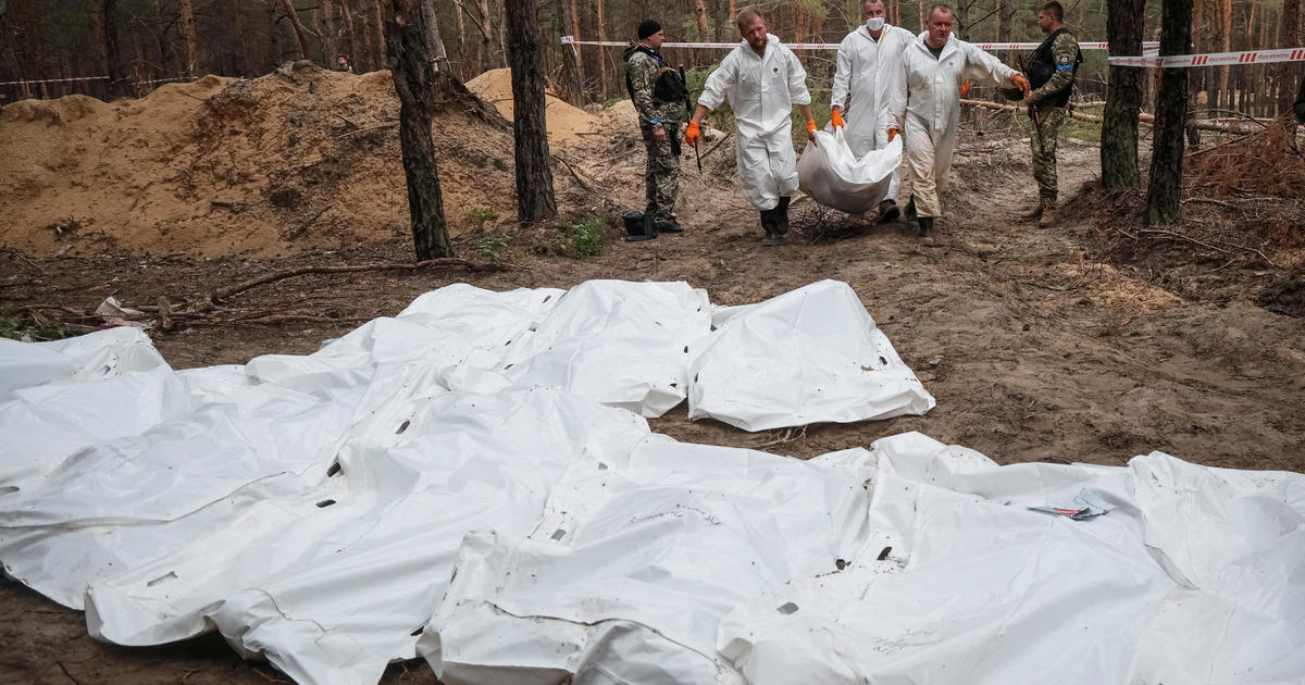 Entire family, including a young child, among hundreds of victims found in newly-discovered mass grave in Ukraine