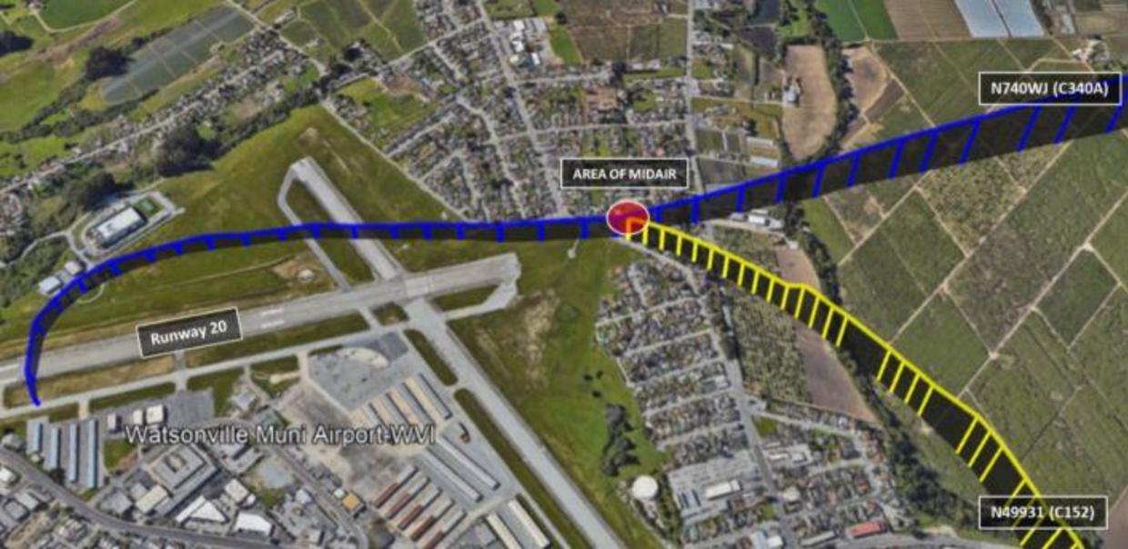 NTSB Report On Watsonville Mid-air Plane Crash Shows Pilots' Futile ...