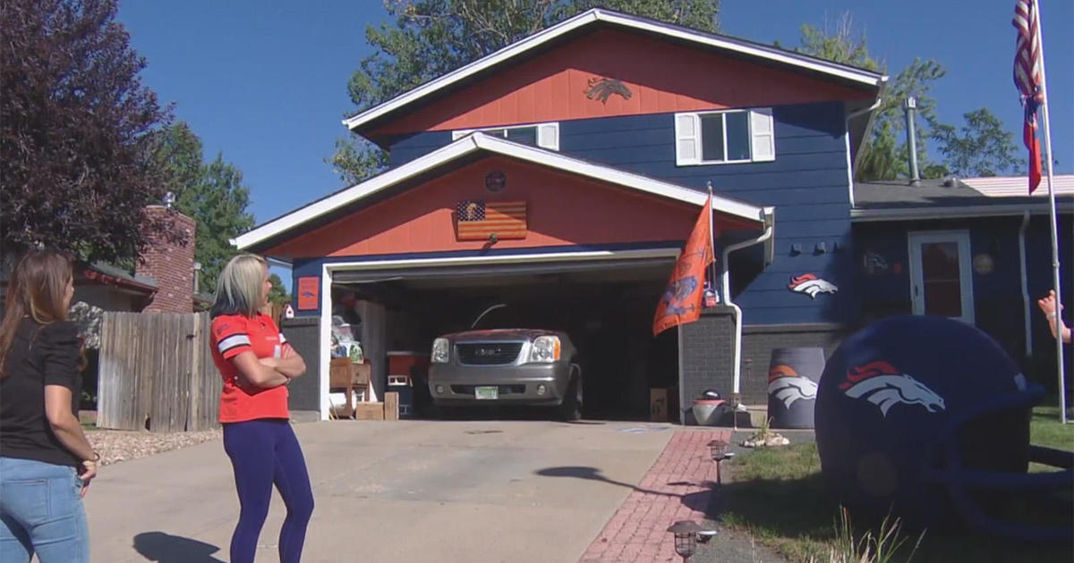 Take a look inside the orange & blue Windsor home of Broncos superfan  'Crush' - CBS Colorado